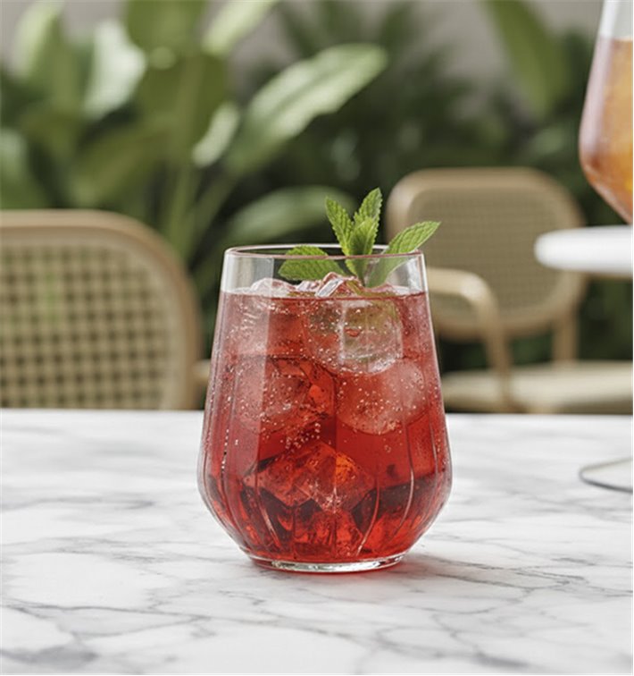 Vaso Reutilizable Durable "Kaleido" Tritán 390 ml (6 Uds)