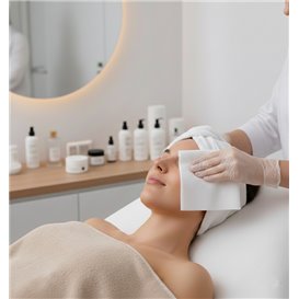 Toalla Spunlace Manicura Blanca 20x30cm 50g/m² (100 Uds)