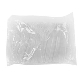 Minitenedor de Plástico CPLA Degustación Transparente 100 mm (1000 Uds)