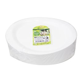 Plato Duro Reutilizable PP Llano Blanco "Cocktail" 18,5 cm (500 Uds)