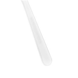 Cucharilla de Plástico Reutilizable CPLA Blanca 12,5 cm (50 Uds)