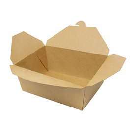 Caja Americana Kraft-Kraft 22x16,5x9cm 3000ml (200 Uds)