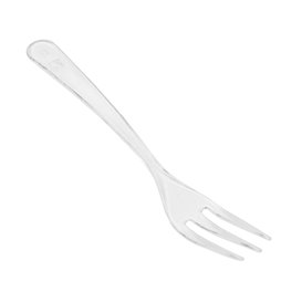 Minitenedor PS Reutilizable Transparente 10cm (100 Uds)