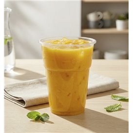 Vaso Compostable PLA "NaturGo" Transparente 570ml (50 Uds)