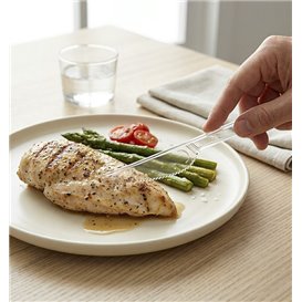 Cuchillo Reutilizable PS Transparente 17,2cm (50 Uds)