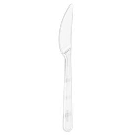 Cuchillo Reutilizable PS Transparente 18cm (20 Uds)