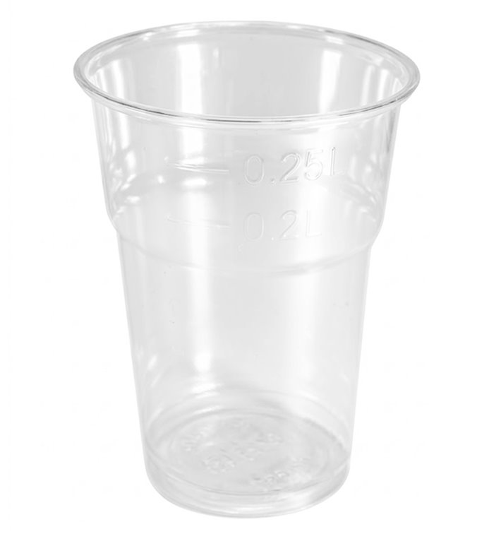 Vaso de Plástico rPET 300ml Ø7,8cm (50 Uds)