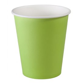 Vaso Cartón Verde "Colores" 9Oz/270ml Ø8,0cm (240 Uds)