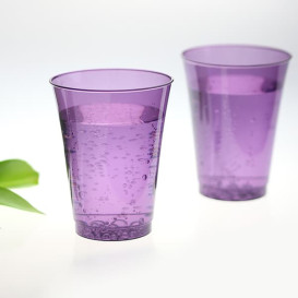 Vaso Inyectado Berenjena 230 ml (10 Uds)