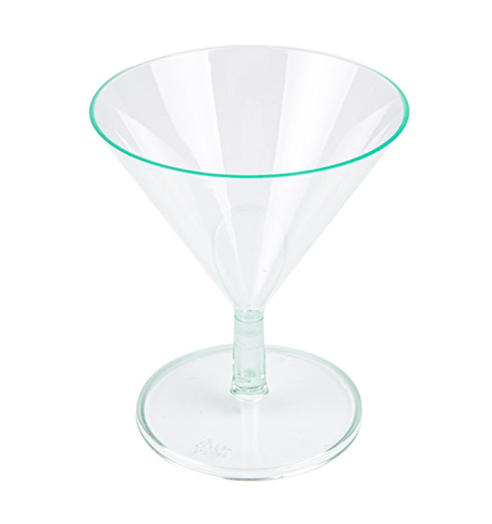 Copa de Plastico Verde Transparente 65ml Copa de Plastico Verde Transparente 65ml