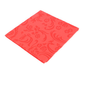 Servilleta Damascato Airlaid Rojo 40x40cm (50 Uds)