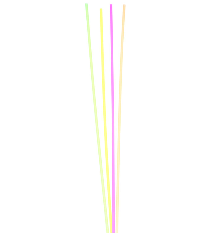 Pajita Recta para Bebidas Ø8mm 70cm  Pajita Recta para Bebidas Ø8mm 70cm